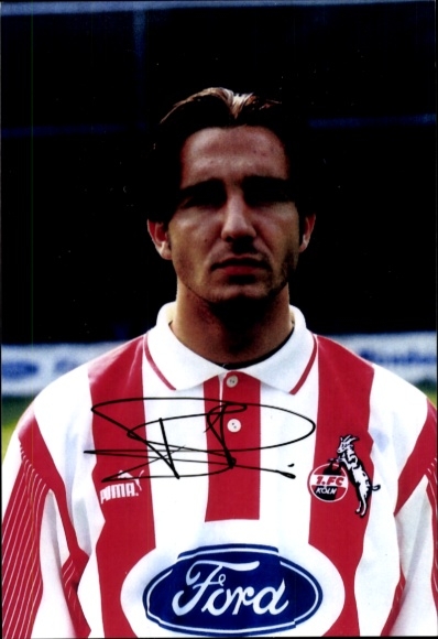 Autogrammkarte Fußballer Reinhold Breu, 1. FC Köln, Autogramm