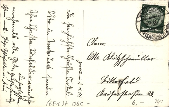 Postcard Zwickau Sachsen, Hauptbahnhof