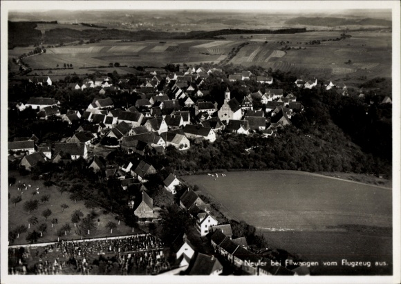 Postcard Neuler in Ostalbkreis Württemberg, aerial photograph