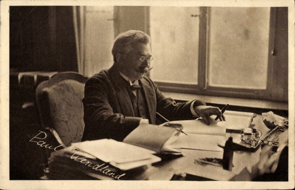 Postcard Portraits of Göttingen Professors, Prof. Dr. theol. et. phil. Paul Wendland