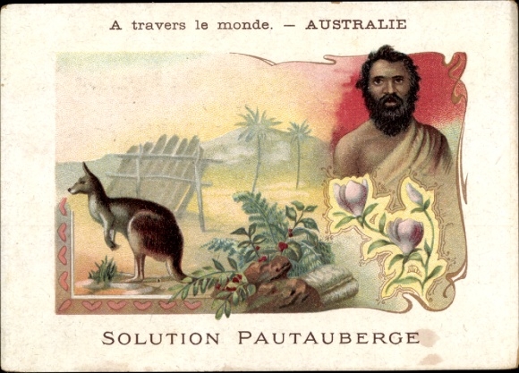 Chromo-Litho Australia, Kangaroo, Advertising Solution Pautauberge