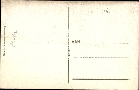 Postcard Doesburg Gelderland Niederlande, Cantine Manschappen, Maurits Kazerne, Billard, Kaserne