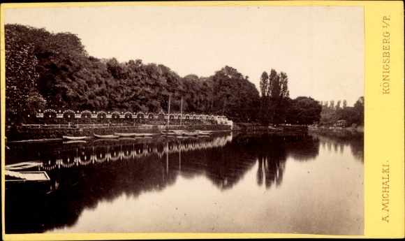 Carte de Visite Kaliningrad Koenigsberg East Prusy, Uferpartie, A. Michalki