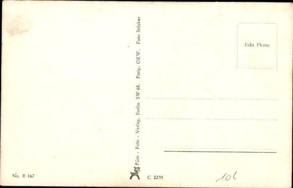Postcard German Air Force, fighter aircraft Heinkel He 111