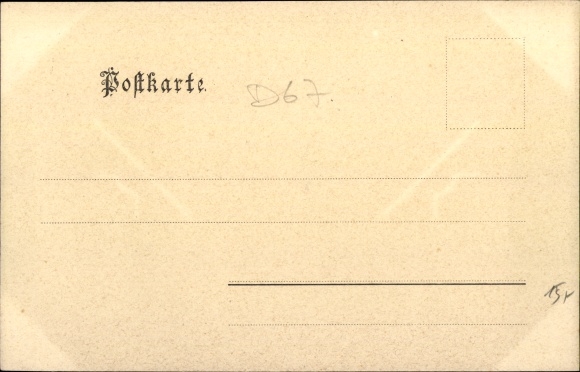 Postcard Sankt Germanshof Bobenthal, pilgrimage chapel Maria Hör, Lautertal, economy, tower