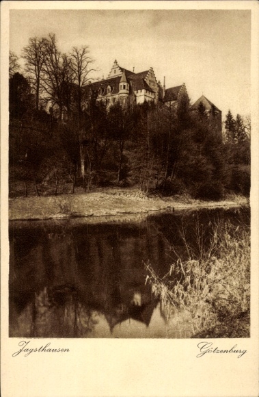 Postcard Jagsthausen an der Jagst Württemberg, Götzenburg
