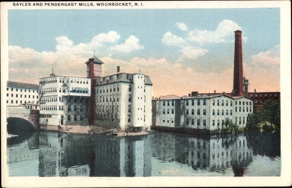 Ak Woonsocket Rhode Island VS, Sayles en Pendergast Mills