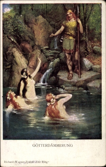 Artist PC Leeke, Richard Wagner cycle Der Ring, Götterdämmerung