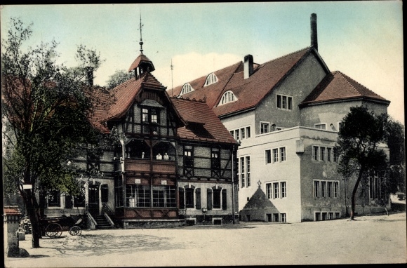 Postcard Dresden Cotta Kemnitz Weltemühle, amusement establishment
