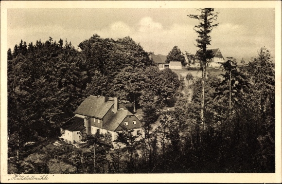 Ak Ansprung Marienburg Erzgebirge, Gasthaus Hüttstattmühle