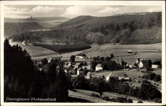 Postcard Elkeringhausen Winterberg in the Sauerland, Panorama