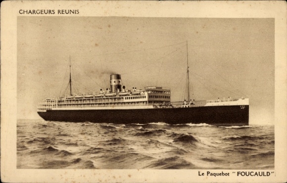 Ak oceaanstomer Foucauld