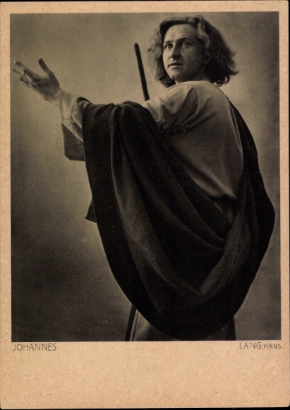 PC Passion Play Oberammergau 1930, John the Baptist, Lang Hans