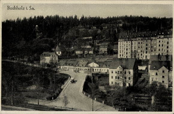 Ak Buchholz Annaberg-Buchholz im Erzgebirge Sachsen, Teilansicht