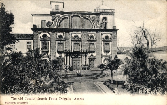 Ak Ponta Delgada Sao Miguel Azoren, Old Jesuits Church