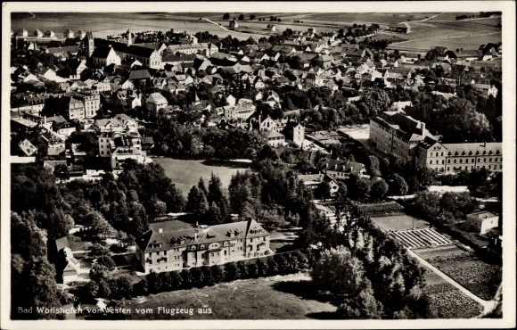 PC Bad Wörishofen in the Lower Allgäu, aerial photo