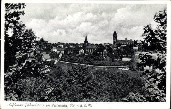 PC Gebhardshain in the Westerwald, partial view