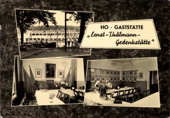KP Ziegenhals Niederlehme Königs Wusterhausen, HO Restauracja Pomnik Ernsta Thälmanna