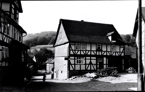 Photo Melsungen in Hesse, town view, houses
