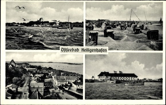PC Baltic resort Heiligenhafen, partial view, beach motif