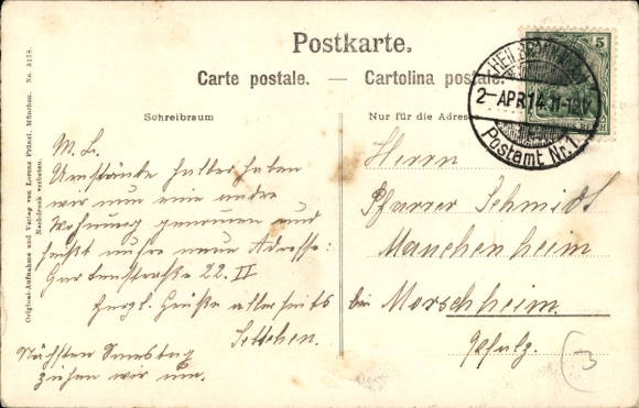 Postcard Starnberger See, Salondampfer Wittelsbach