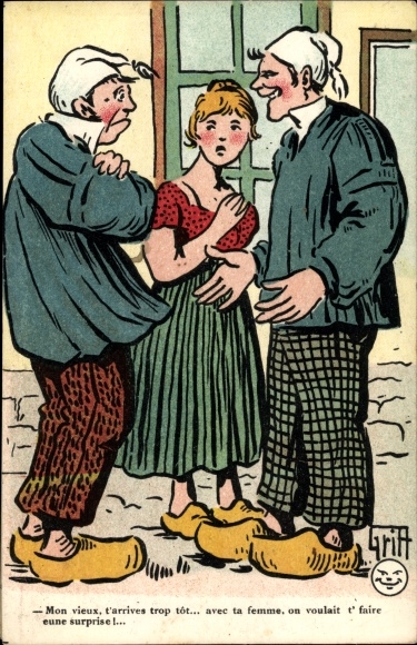 Artist Postcard Griff, Dude, you&#39;re too early