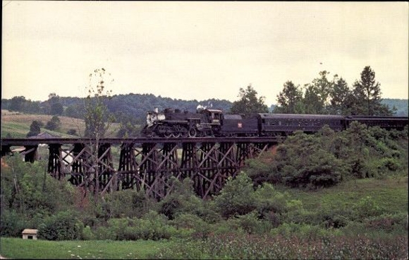 10 old Postcard various locomotives