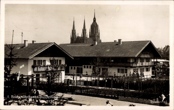 Ak München, 4. Reichsnährstandsausstellung 1937, Bauernhof