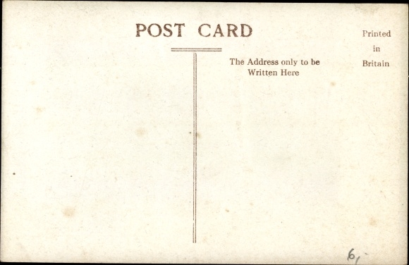 Postcard Jamestown St. Helena, total view of town and valley
