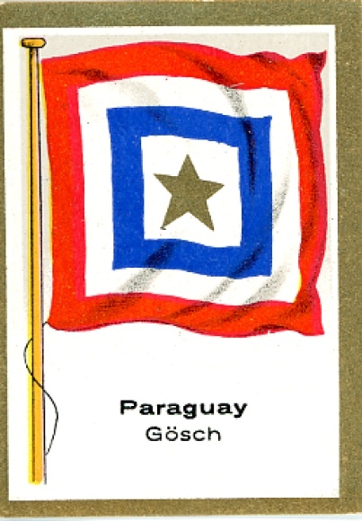 Collection picture flag pictures flags outside of Europe. Countries No. 333, Paraguay Jack