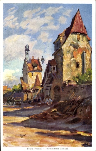 Artist PC Sulzfeld am Main in the Kitzingen district, local area, dreamy corner by Franz Frankl