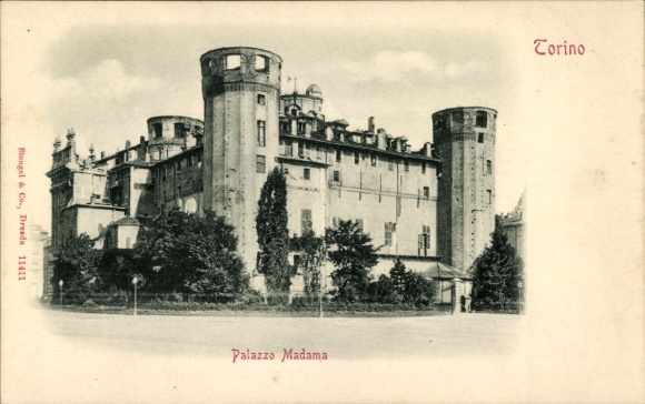 Ak Torino Turin Piemonte, Palazzo Madama,   Architektur, Stengel & Co., Dreada 11411