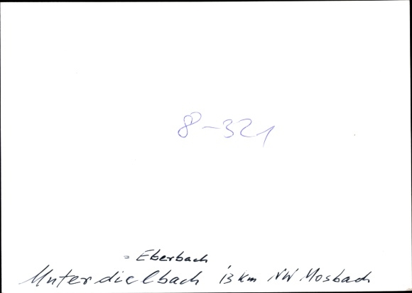 Photo Unterdielbach Eberbach am Neckar Odenwald Baden, aerial photograph