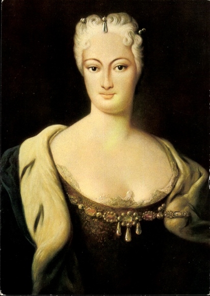 Künstler Ak Blochwitz, Gräfin Anna Constantia von Cosel, Portrait