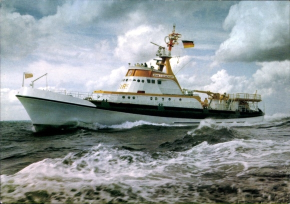 Postcard Sea Rescue Cruiser John T. Essberger, DGzRS