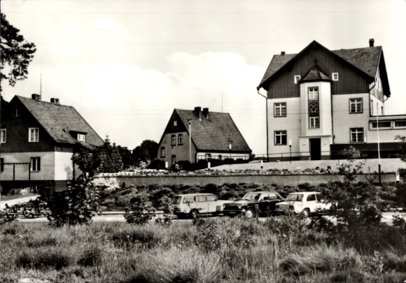 Ak Lychen in der Uckermark, FDGB-Erholungsheim Bertolt Brecht, Terrassenansicht, mehrere Gebäu...