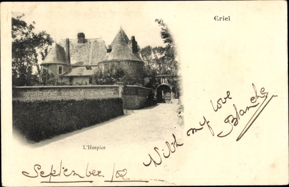 Ak Criel Seine Maritime, het hospice