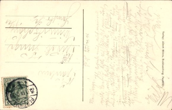 Postcard Parchim in Mecklenburg, Fischerdamm