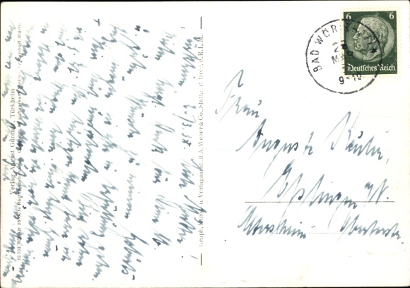 Ak Türkheim in Zwaben, afstandsschot, uitzicht vanuit het vliegtuig