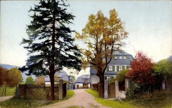 Ak Rehefeld Zaunhaus Altenberg im Erzgebirge, Photochromie, Nenke und Ostermaier, Heim Jägerhof