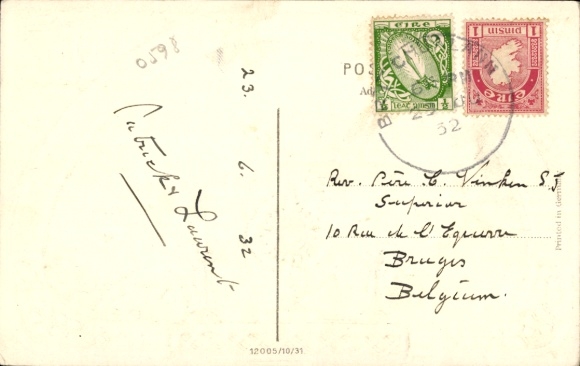 passe-partout KP Dublin Irlandia, O'Connell Street, Kongres Eucharystyczny 1932