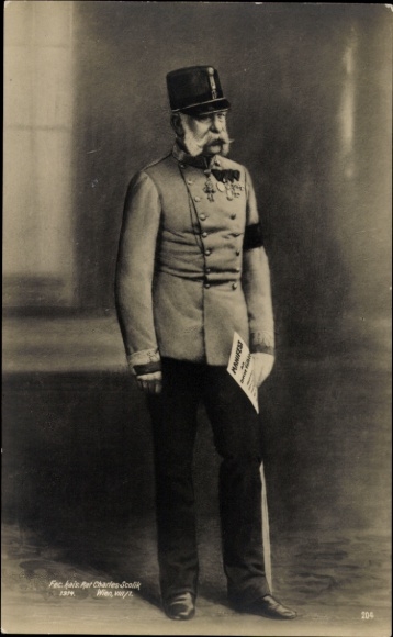 Ak Kaiser Franz Joseph I., Portrait in Uniform