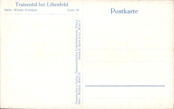 Postcard Lilienfeld in Lower Austria, Traisental, Winter, Vienna Prealps