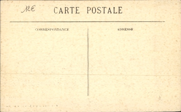 CPA Libourne Gironde, Rue Chanzy et la Gare