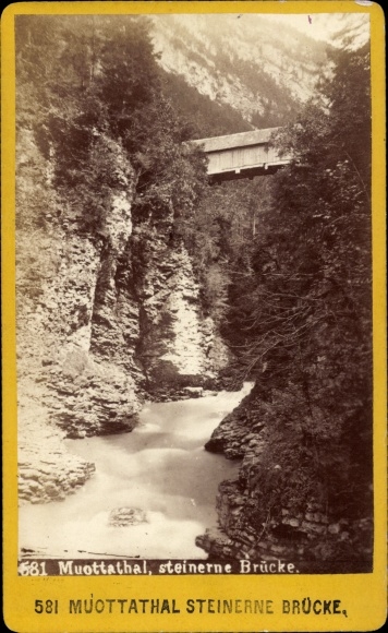 CdV Muottas Muragl Canton of Graubünden, Muottatal, Stone Bridge