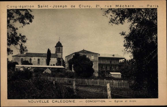 KP La Conception Nowa Kaledonia, Eglise et ecole, Kongregacja Saint Joseph de Cluny