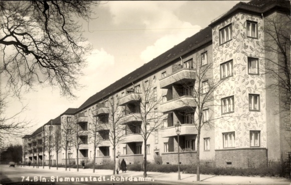 Photo Postcard Berlin Spandau Siemensstadt, Rohrdamm