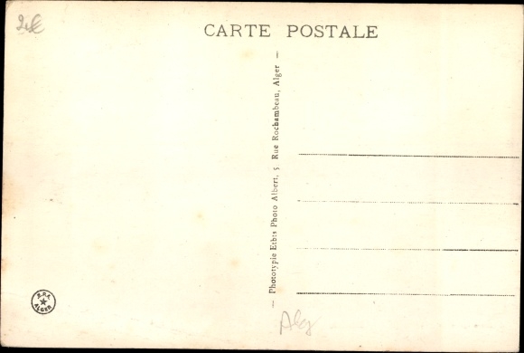 Postcard Sidi Abdallah Algiers Algerian, Temporary and CFI Barracks