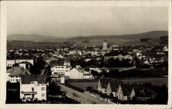 Ak Humpolec Region Hochland, Gesamtansicht