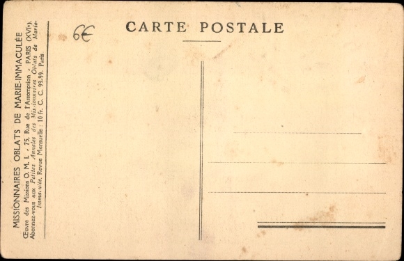 Postcard Missions of the Canadian Far North, Missionaries, Priest and Brother Coadjutor at work